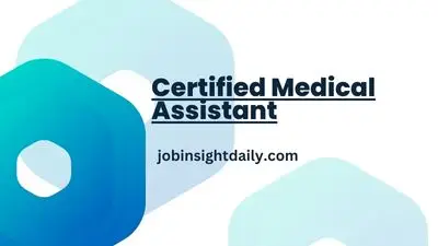 A Certified Medical Assistant working in a healthcare setting, assisting a doctor with patient care.