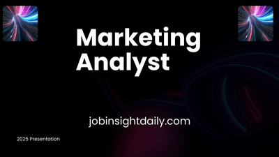 A professional marketing analyst reviewing data charts and insights on a computer screen.